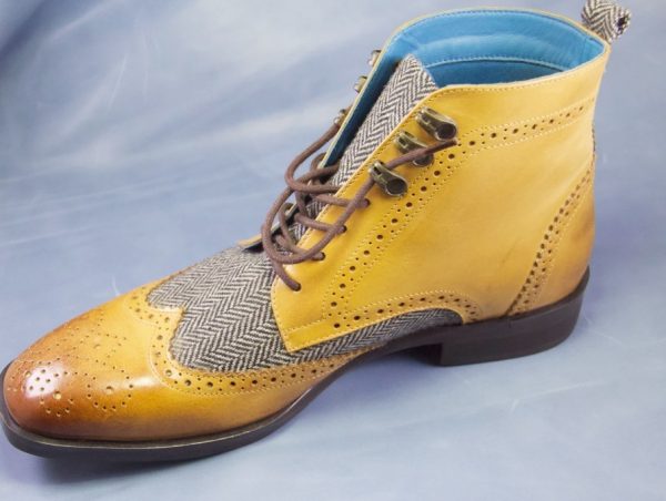 Tweed boots (1)